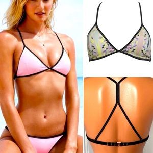 Victoria’s Secret Neoprene Geo print triangle Top